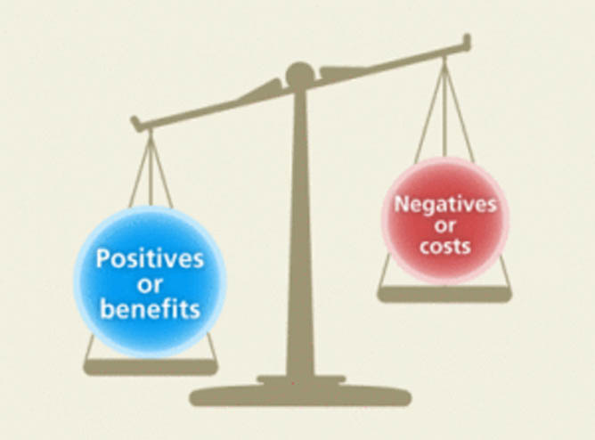 Cost Benefit Scale Image